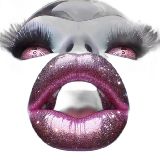 mask, face, creature, photorealistic transparent PNG cut-out