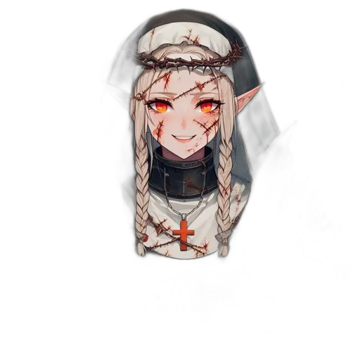 bottle, weapon, crown, sword transparent PNG cut-out