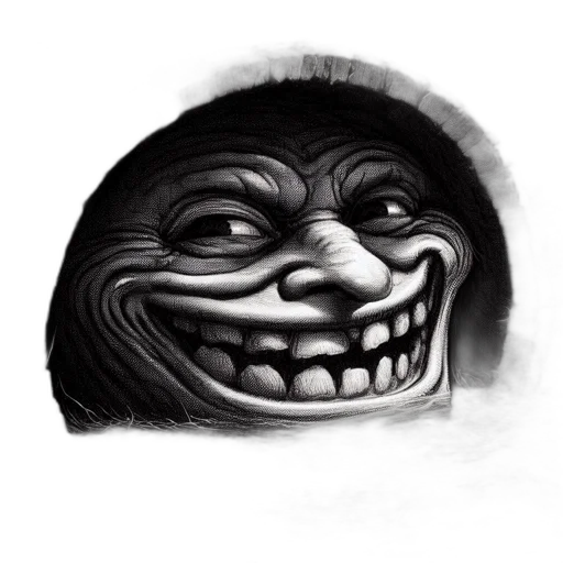 face, mask, creature, hat transparent PNG cut-out