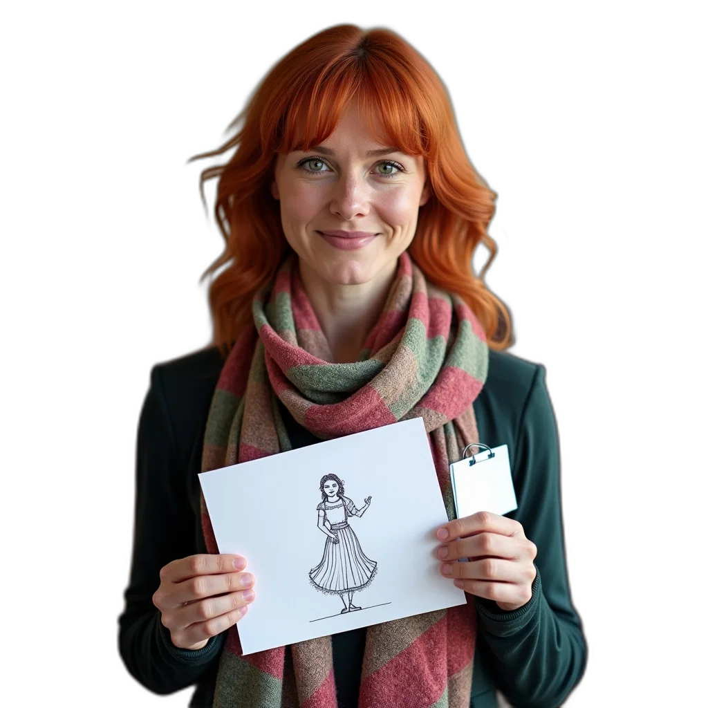 dress, staff, concept art, woman transparent PNG cut-out