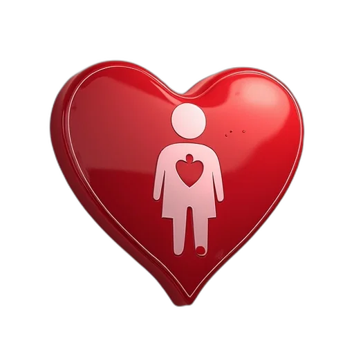 3d render, blood, donation, logo transparent PNG cut-out