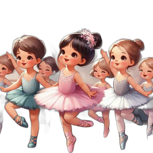 dress, cartoon, oil painting, photorealistic transparent PNG cut-out