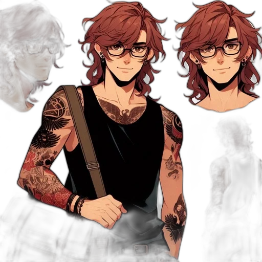 concept art, cartoon, anime, fantasy art transparent PNG cut-out