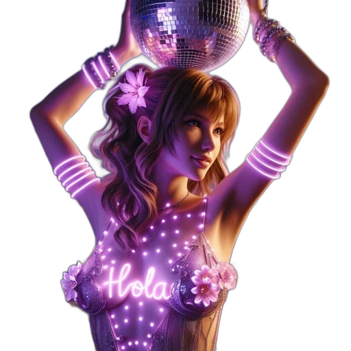 dress, robot, concept art, cyberpunk transparent PNG cut-out