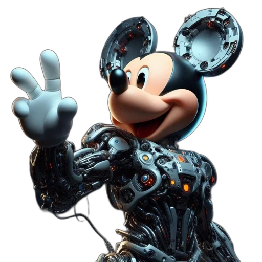 robot, weapon, animal, 3d render transparent PNG cut-out