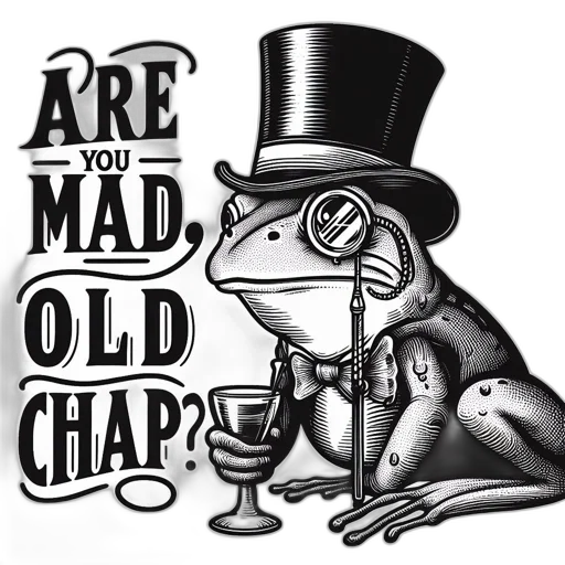 hat, anthropomorphic, frog, adorned transparent PNG cut-out