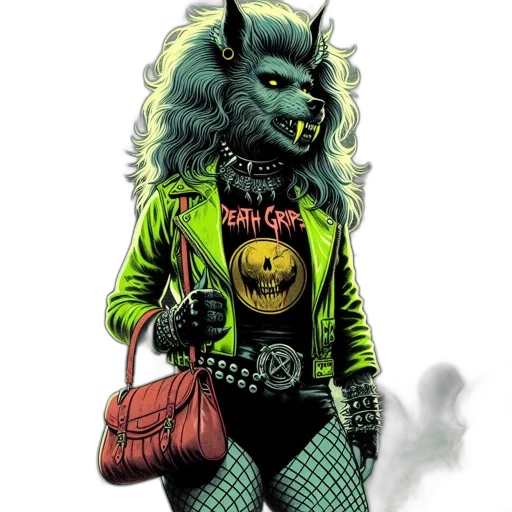 jacket, comic book art, concept art, fantasy art transparent PNG cut-out