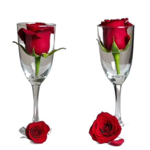 jewelry, flower, 3d render, photorealistic transparent PNG cut-out