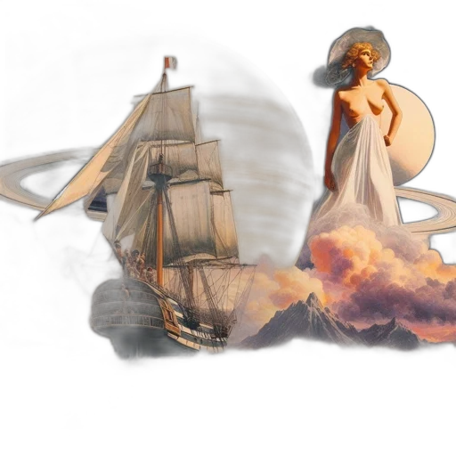 dress, concept art, fantasy art, watercolor transparent PNG cut-out
