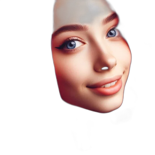 face, mask, robot, creature transparent PNG cut-out