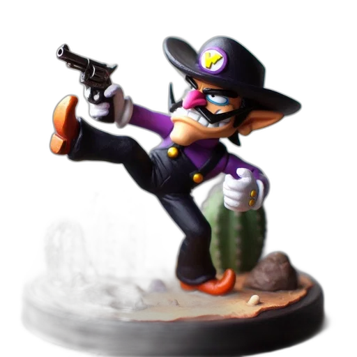 weapon, hat, concept art, 3d render transparent PNG cut-out