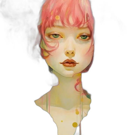 face, mask, dress, creature transparent PNG cut-out