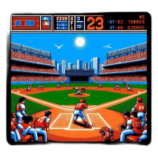 pixel, art, baseball, game transparent PNG cut-out