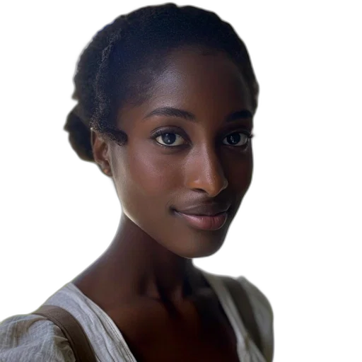 face, staff, crown, hair transparent PNG cut-out
