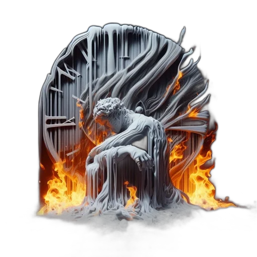 dragon, hair, creature, tree transparent PNG cut-out