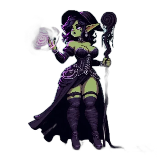 staff, dress, concept art, fantasy art transparent PNG cut-out
