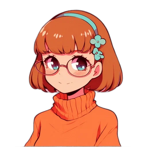 flower, staff, jacket, face transparent PNG cut-out