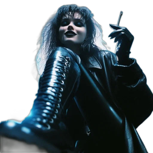 jacket, weapon, cyberpunk, concept art transparent PNG cut-out