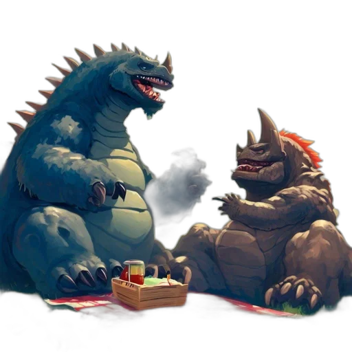 dragon, food, concept art, fantasy art transparent PNG cut-out