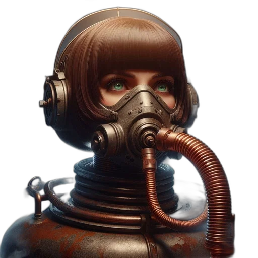 robot, mask, face, creature transparent PNG cut-out