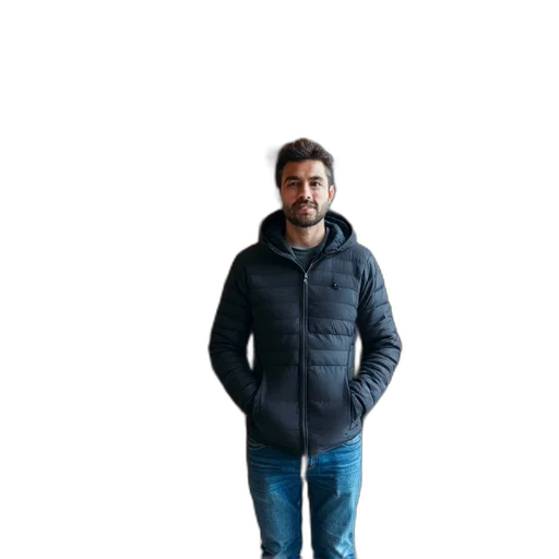 staff, jacket, animal, face transparent PNG cut-out