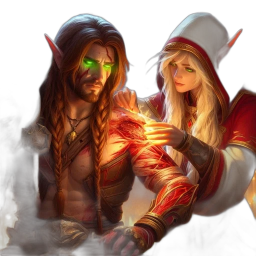 fantasy art, concept art, comic book art, pixel art transparent PNG cut-out