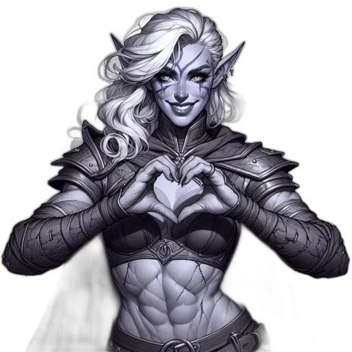 fantasy art, comic book art, concept art, pixel art transparent PNG cut-out