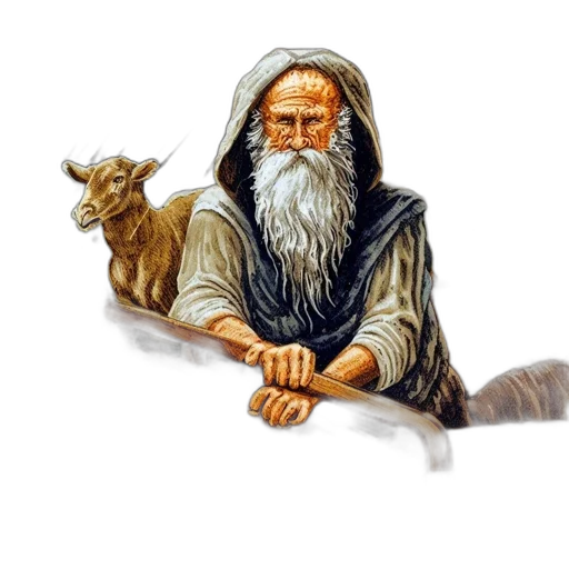 animal, fantasy art, concept art, oil painting transparent PNG cut-out