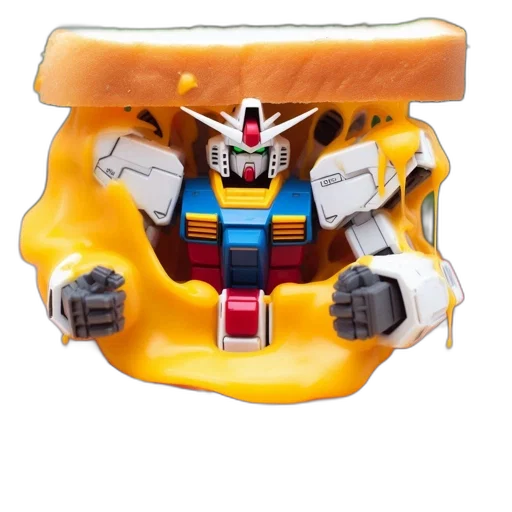 robot, weapon, food, crown transparent PNG cut-out