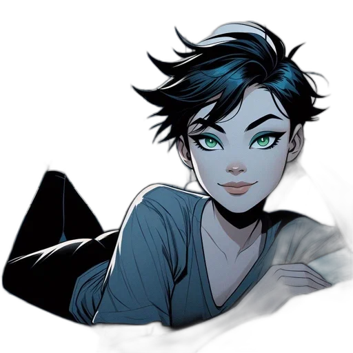 face, staff, comic book art, concept art transparent PNG cut-out
