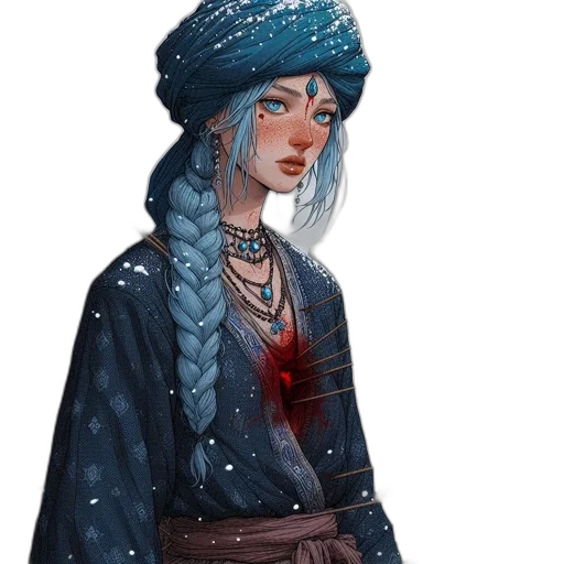 staff, jewelry, face, jacket transparent PNG cut-out