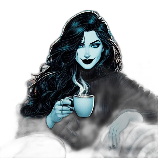 comic book art, fantasy art, concept art, cartoon transparent PNG cut-out