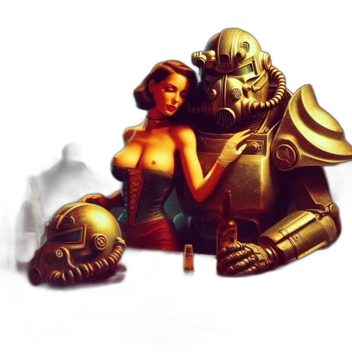 robot, concept art, fantasy art, comic book art transparent PNG cut-out