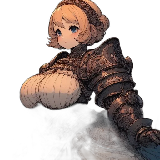 weapon, sword, dress, crown transparent PNG cut-out