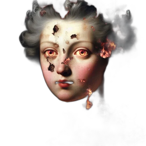 mask, face, crown, jewelry transparent PNG cut-out