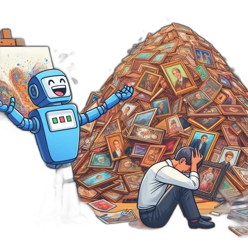 robot, concept art, cluttered, space transparent PNG cut-out