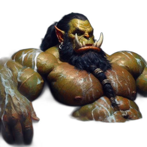 creature, animal, 3d render, concept art transparent PNG cut-out