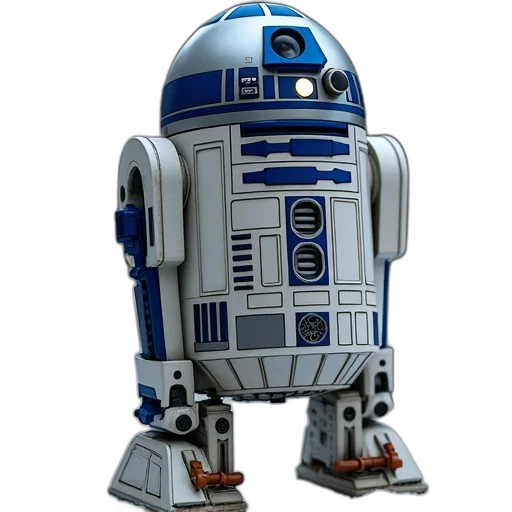 robot, staff, 3d render, concept art transparent PNG cut-out
