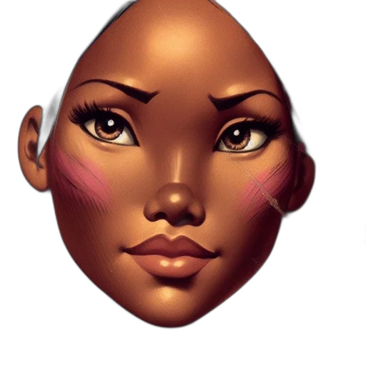 face, mask, crown, jewelry transparent PNG cut-out