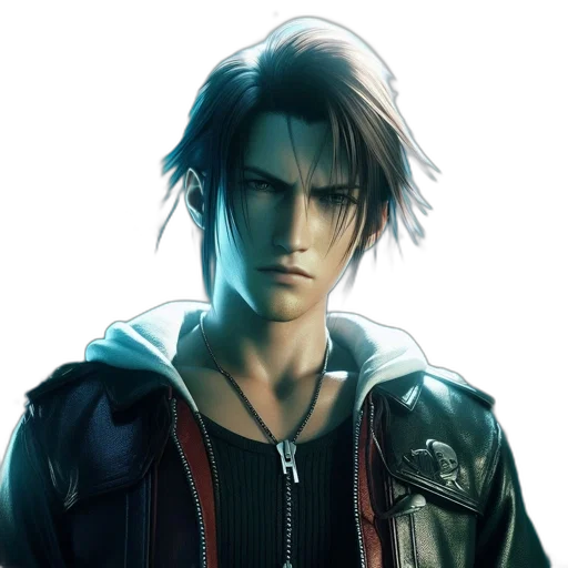 jacket, face, concept art, photorealistic transparent PNG cut-out