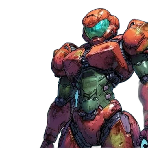 robot, concept art, comic book art, 3d render transparent PNG cut-out