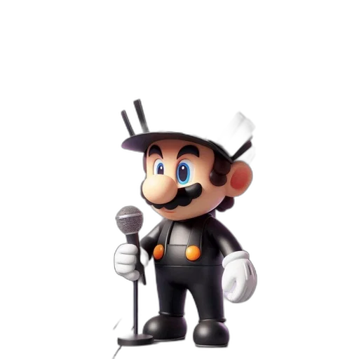 staff, robot, animal, hat transparent PNG cut-out