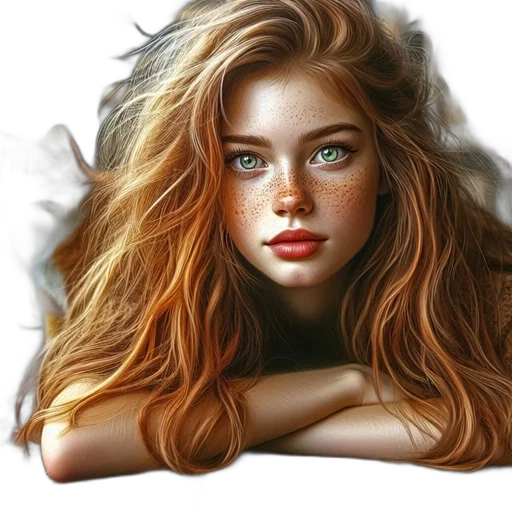 hair, face, jewelry, crown transparent PNG cut-out