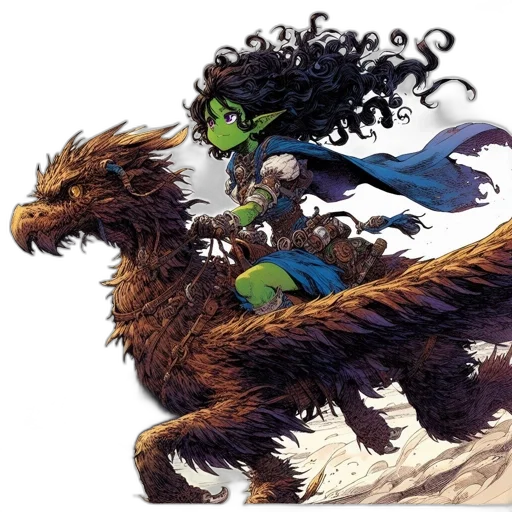 dragon, fantasy art, comic book art, concept art transparent PNG cut-out