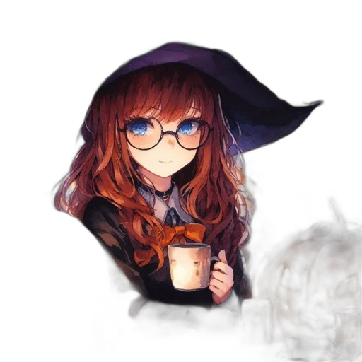 hat, staff, pixel art, fantasy art transparent PNG cut-out