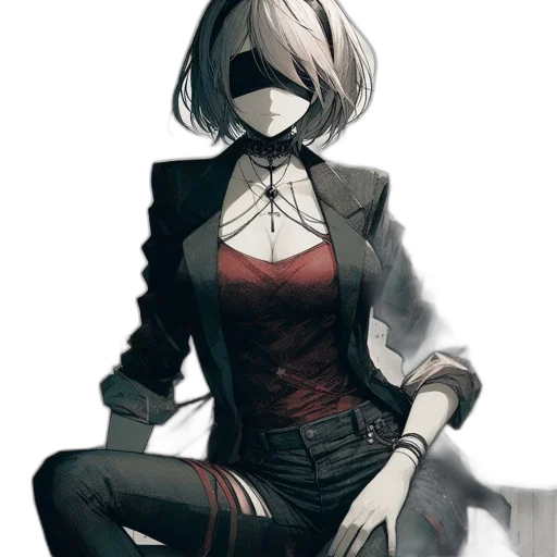 mask, jacket, face, staff transparent PNG cut-out