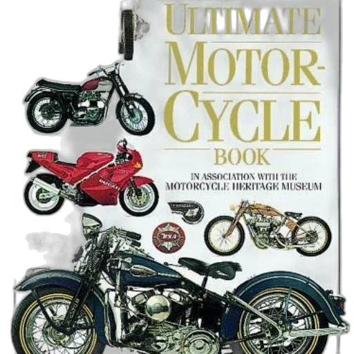 ultimate, motorcycle, book, showcases transparent PNG cut-out