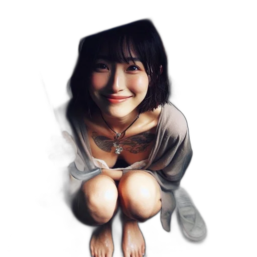 face, creature, robot, dress transparent PNG cut-out