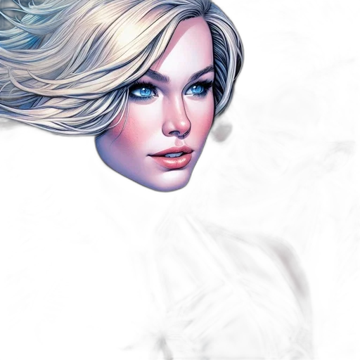 face, mask, hair, dress transparent PNG cut-out