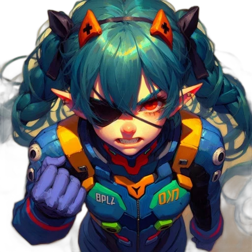 face, mask, staff, dragon transparent PNG cut-out